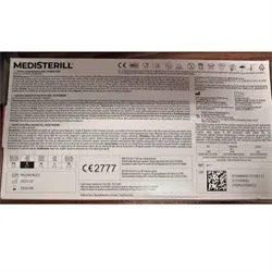 Engangshandsker af nitri, størrelse S, magenta, 100 stk, MEDISTERILL